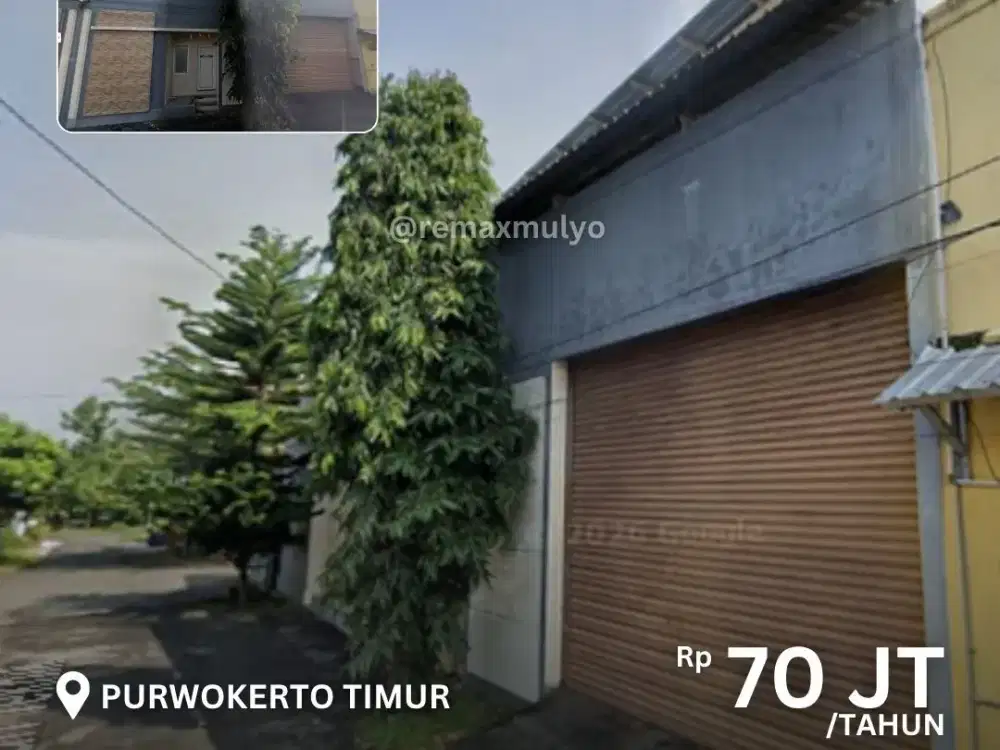 Disewakan Gudang Cocok Usaha Atau Industri Area Purwokerto Timur