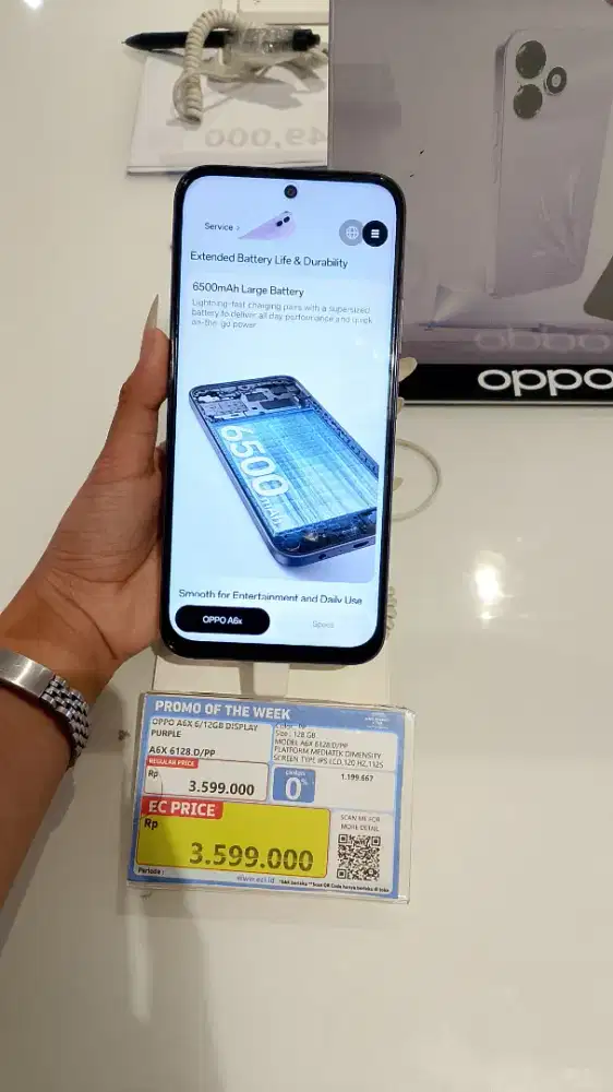 Oppo A6 128GB blue