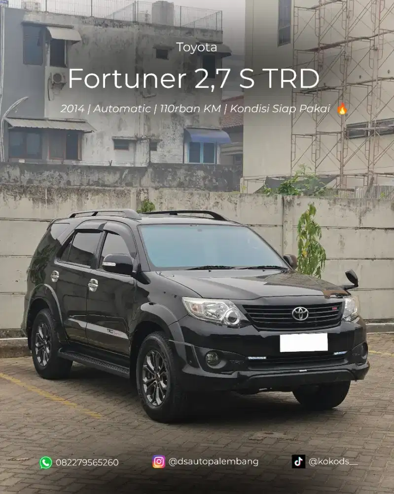 Fortuner S TRD Sportivo AT 2014 2.7 Bensin