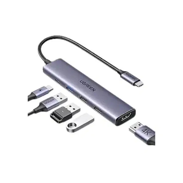 UGREEN USB-C Hub 5 in 1 Multifunction Adapter - 15495