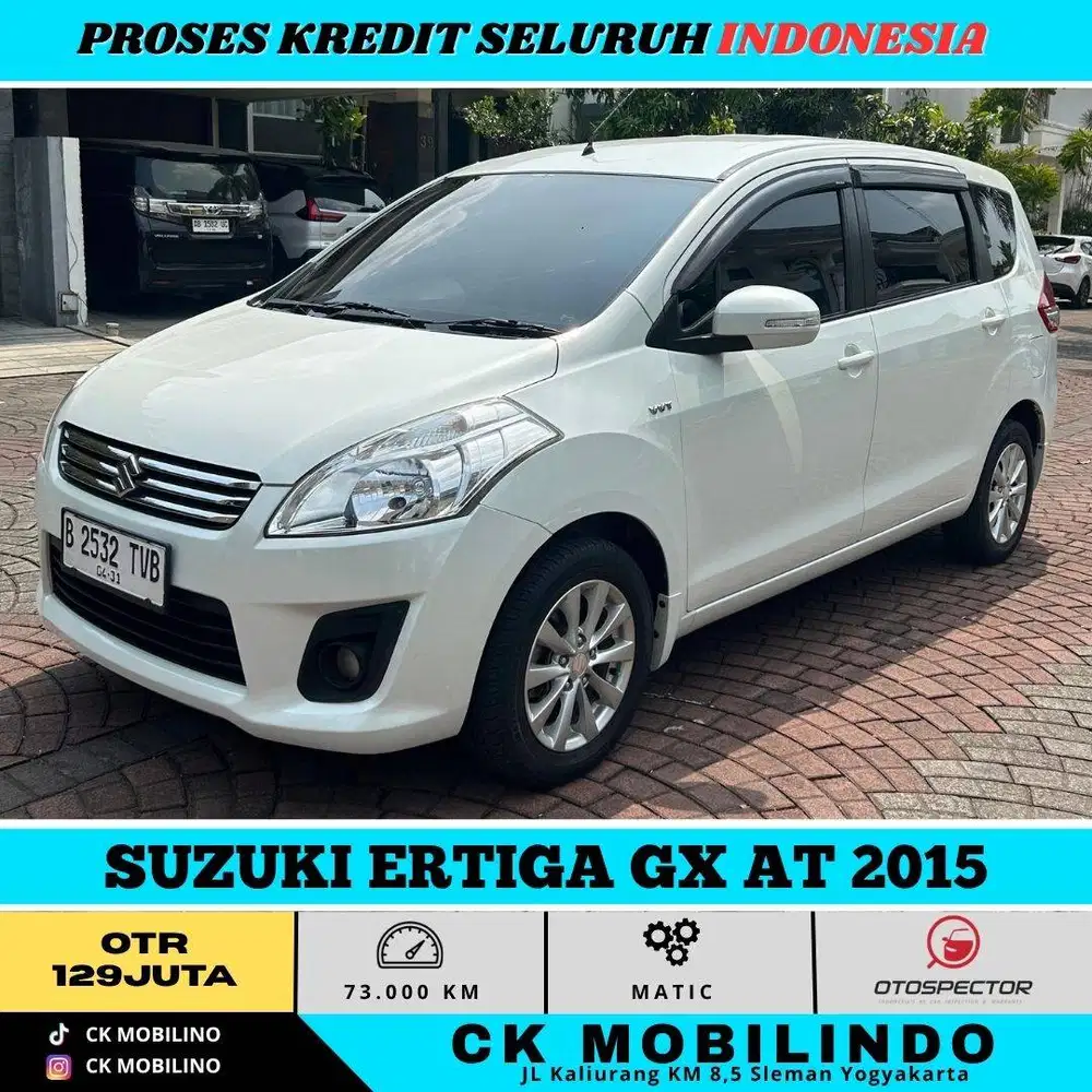 SUZUKI ERTIGA GX AT 2015 PUTIH PEMAKAIAN 2016