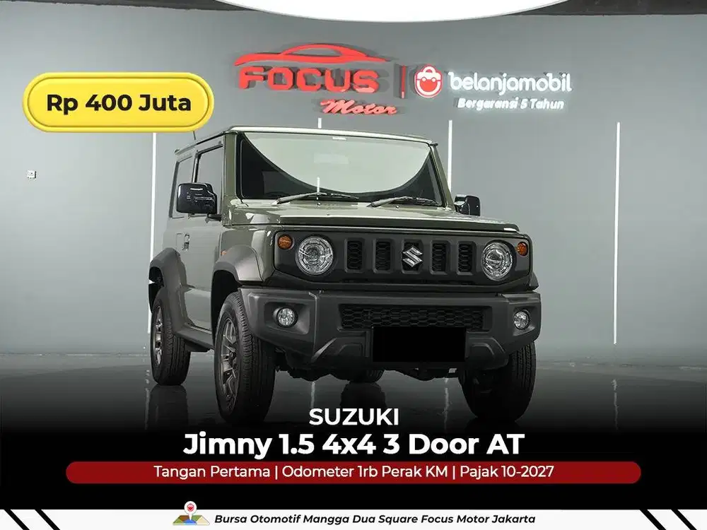 [ GARANSI 5THN 4x4 KM 1RB ] Suzuki Jimny 1.5 3 Door AT 2023/2024/2025