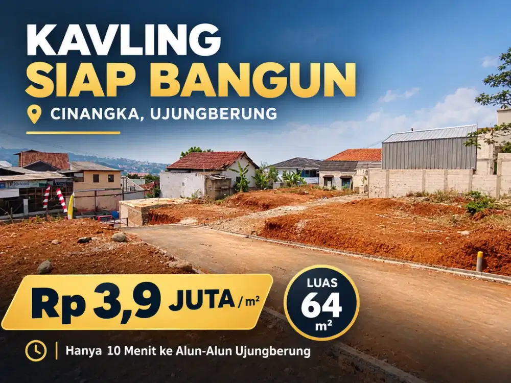 Budget Rp250 Jutaan? Miliki Kavling di Cinangka Ujungberung!