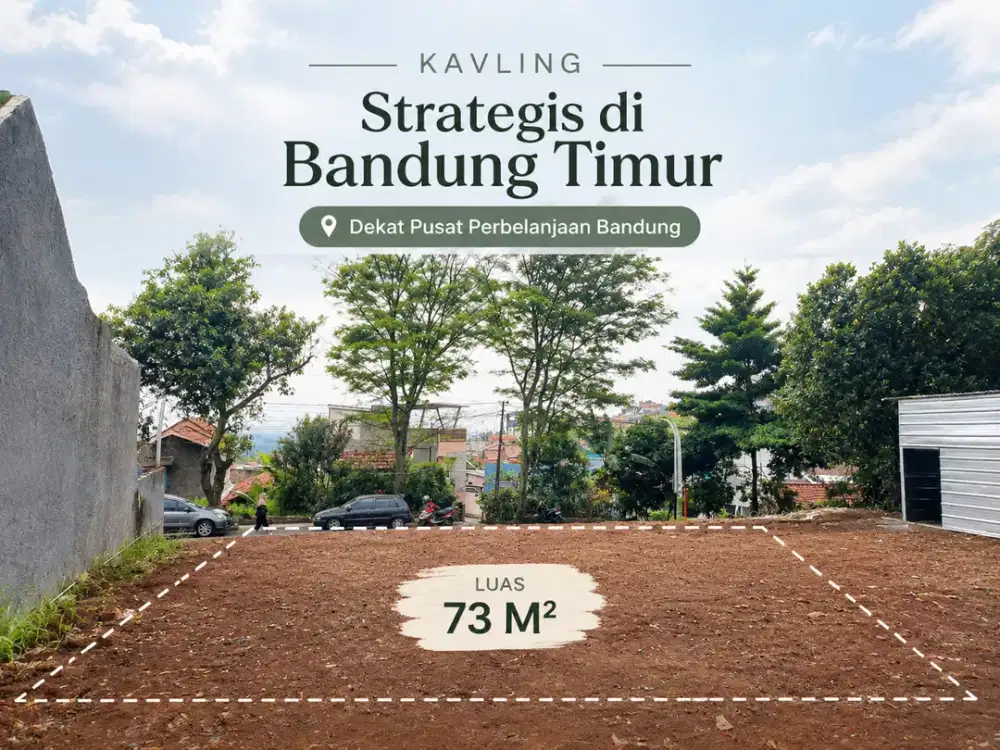 Dijual Tanah Strategis Dekat A H Nasution - 430 Jutaan