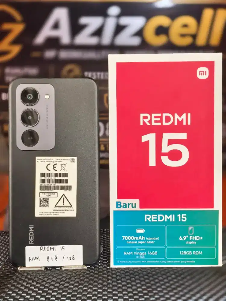 REDMI 15 RAM 8+8/128