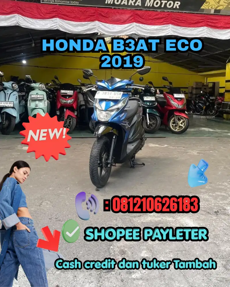 HONDA BEAT ECO 2019 CASH CREDIT