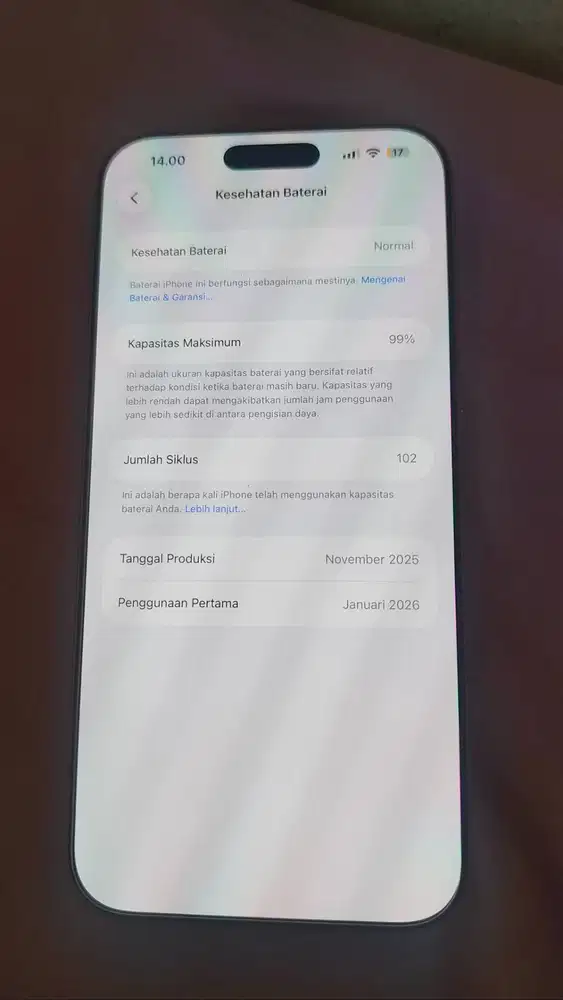 barang masik bagus dan mulus, hp resmi ibox 17 pro max 256 GB oren