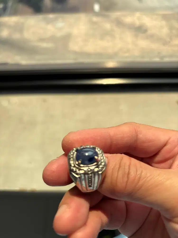 Batu blue safir afrika