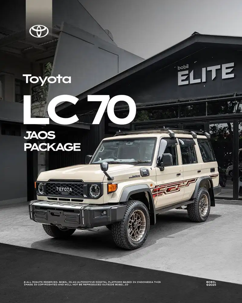 NIK 2026 Toyota Land Cruiser 70 Modellista JAOS Pack