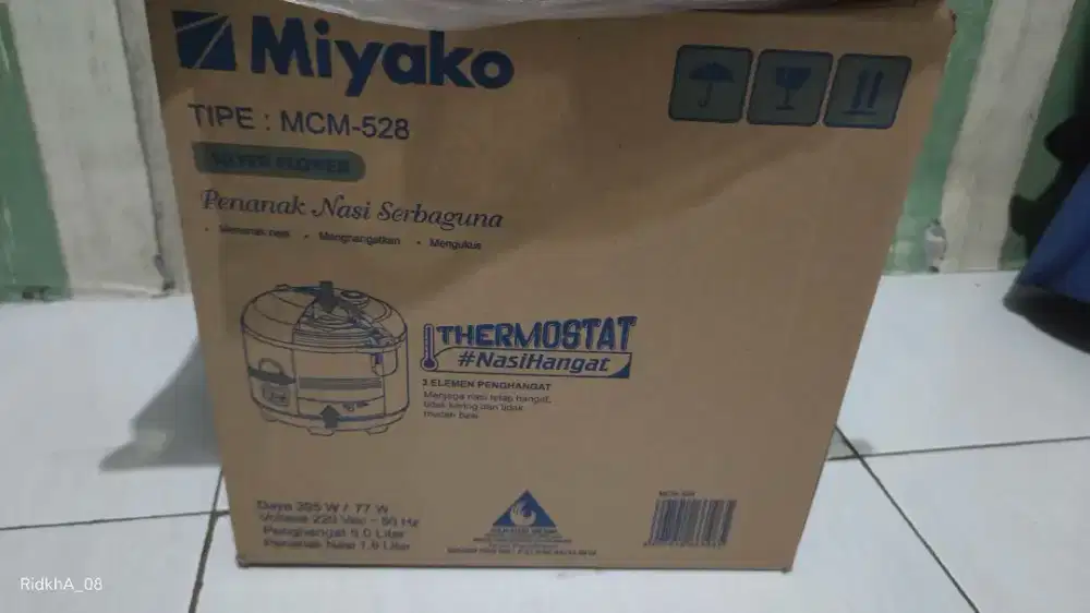 DIJUAL CEPAT - MAGIC COM MIYAKO MCM-528 Silver Flower