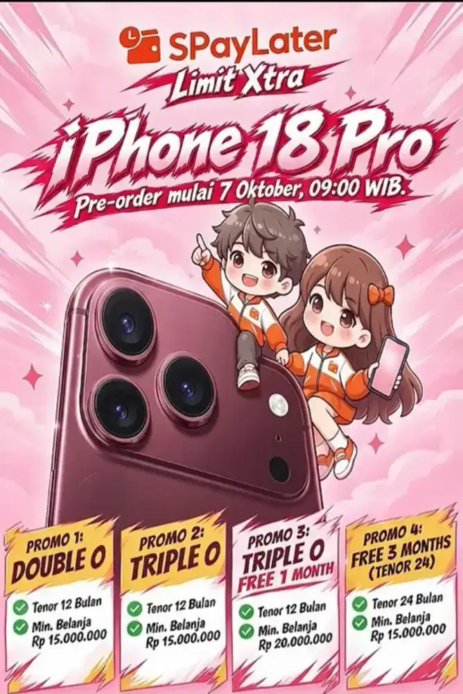 PRE ORDER IPHONE 18 PRO MAX