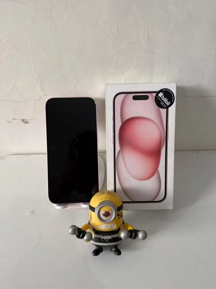 iphone 15 128gb pink resmi blibli