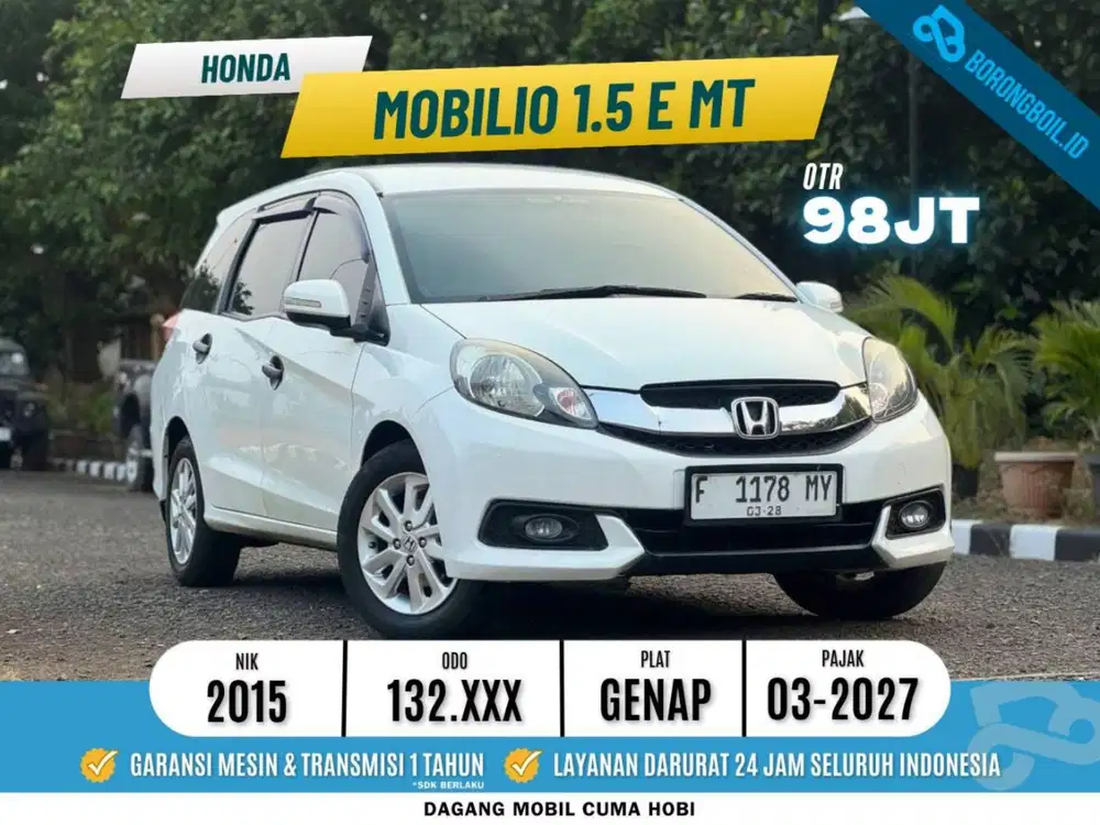 Mobilio 1.5 E mt 2015 Putih
