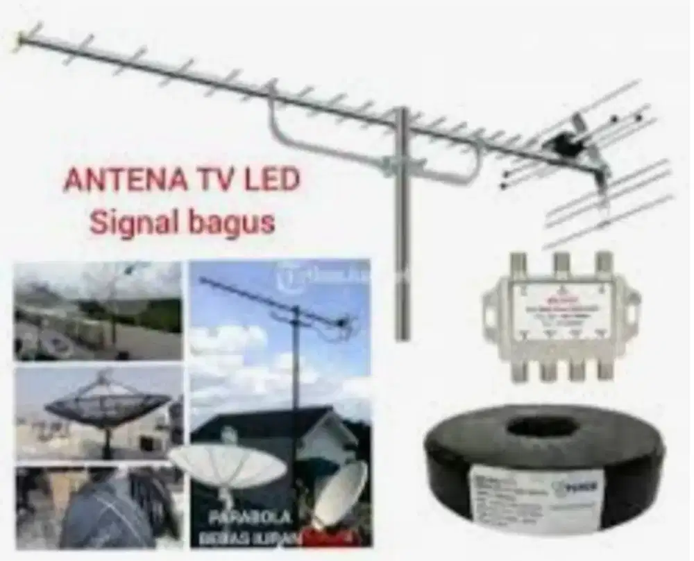 Agen ahli jasa pasang antena TV digital service parabola Senen
