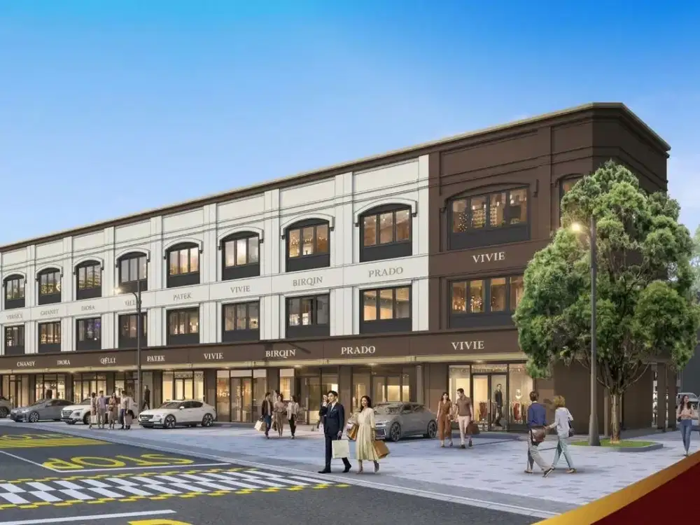 Ruko Premium 2 Lantai Grand Boulevard Aniva, Full Glass Facade
