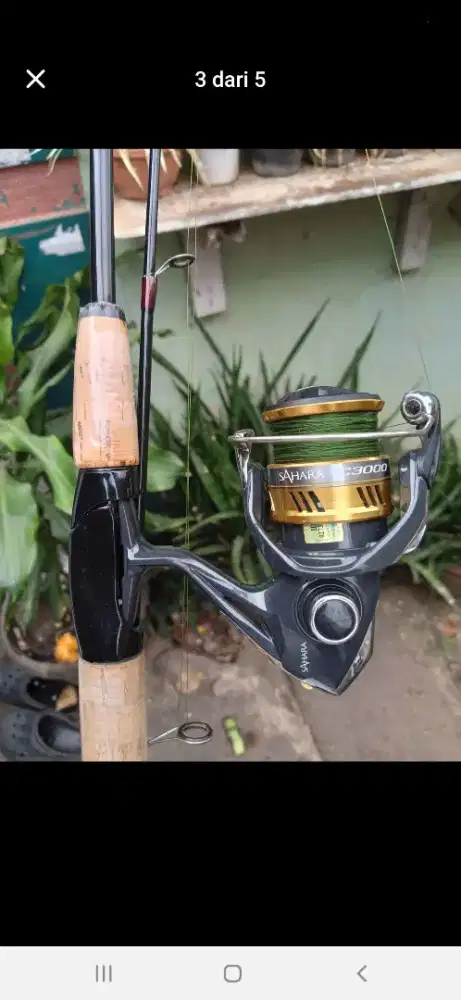 Joran dan reel shimano