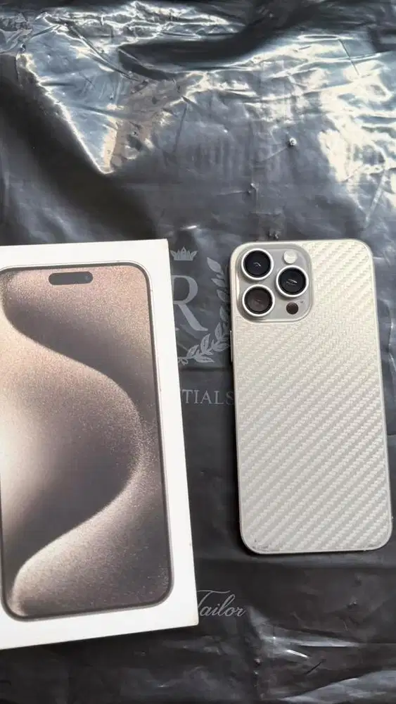 Iphone 15 Pro Max 256 Gb Beacukai warna Natural Titanium