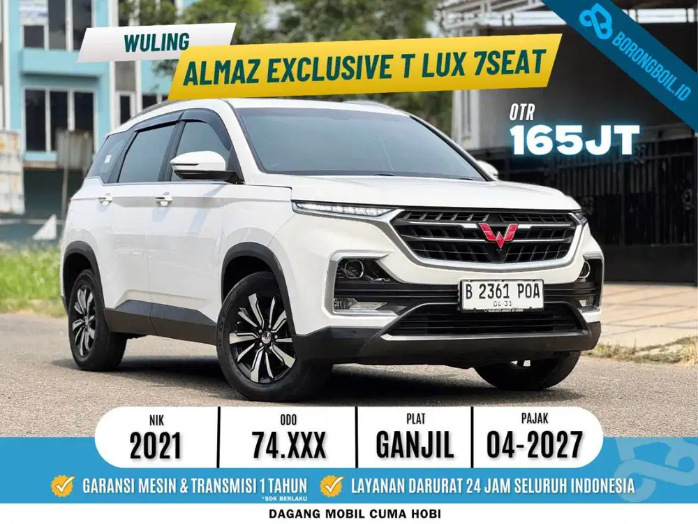 DP RENDAH 17 JUTA || Wuling almaz exclusive T Lux 7seat 2021 PUTIH