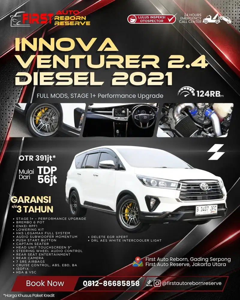 (FULL MODS) Toyota Innova Venturer 2.4 Diesel 2021