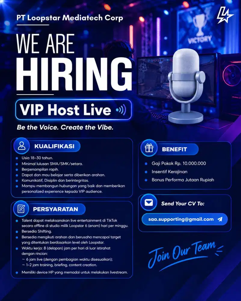 LOWNGAN HOST LIVE STREAMING CHIT CHAT