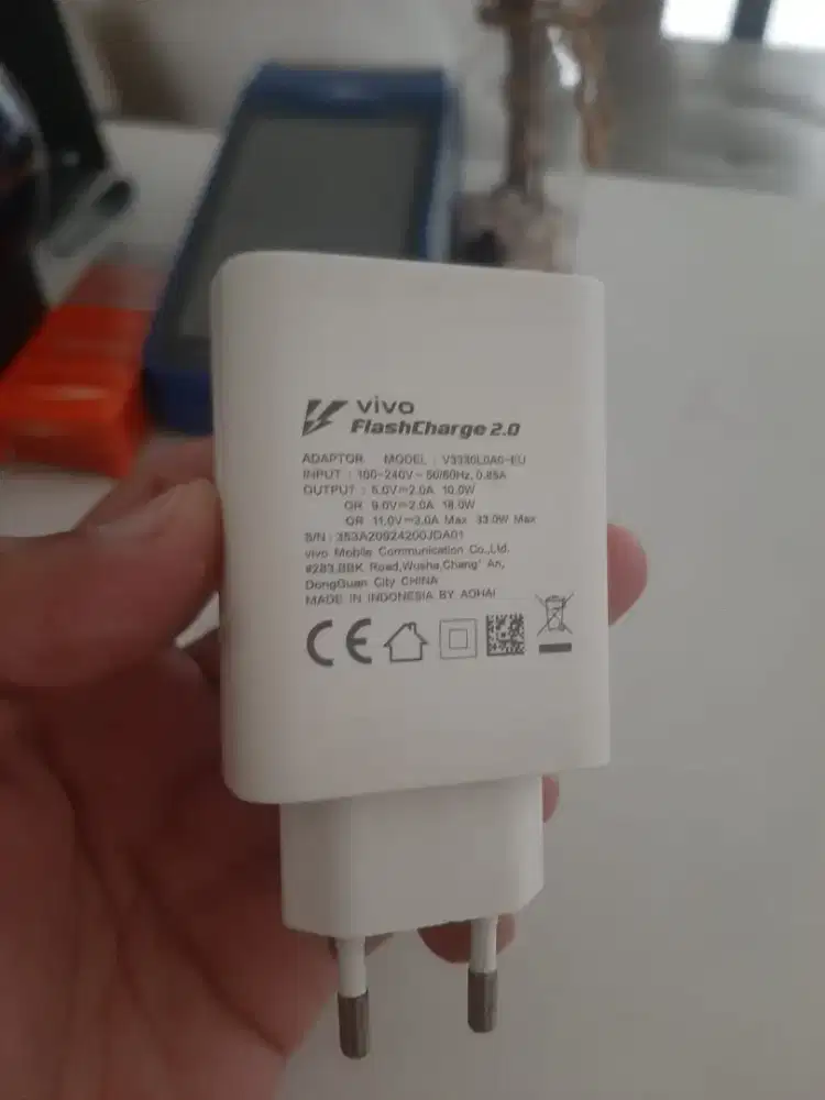 Charger Copotan Ex Vivo  V21 5G
33W Fast Charging