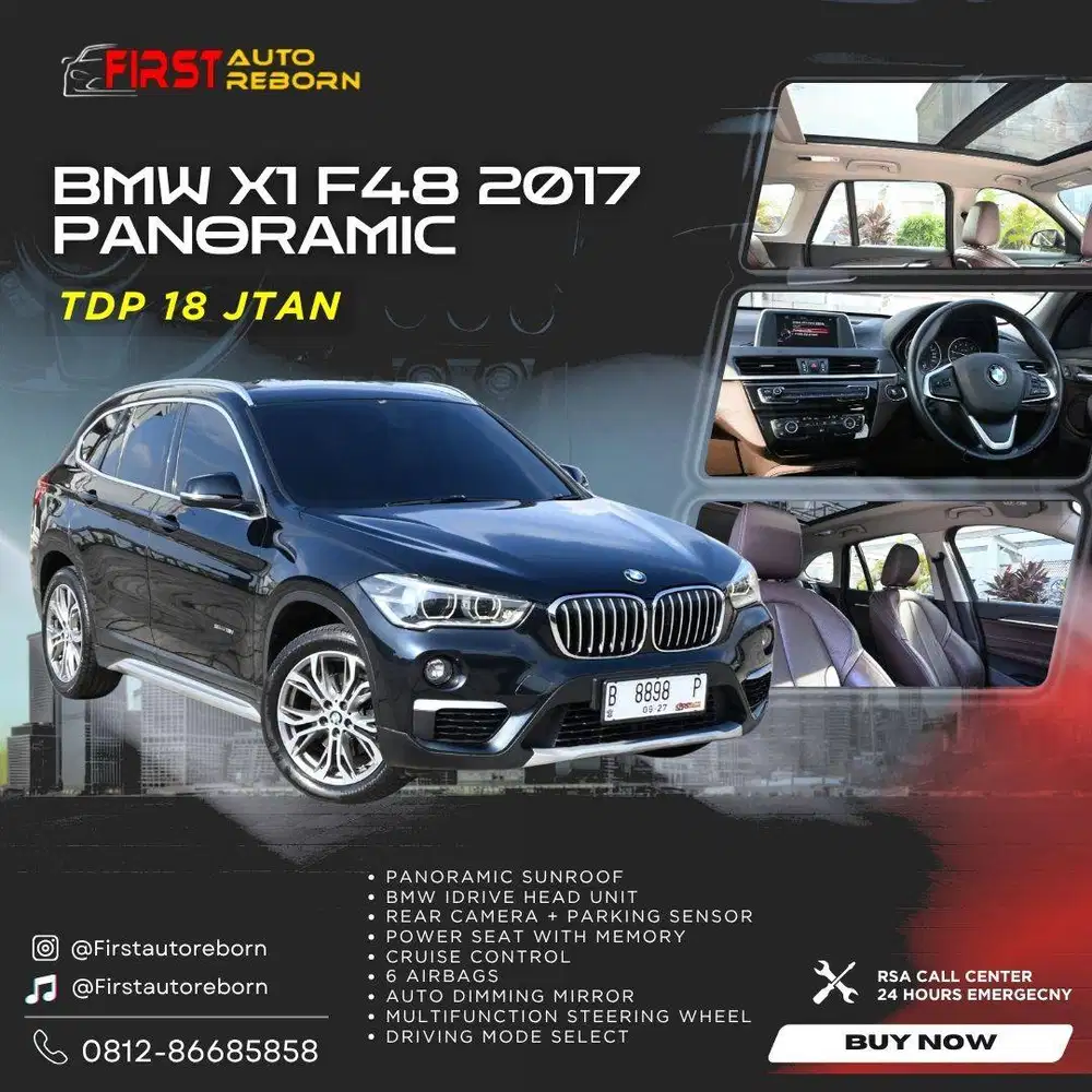 (TDP2jtan) BMW X1 F48 2017 Panoramic