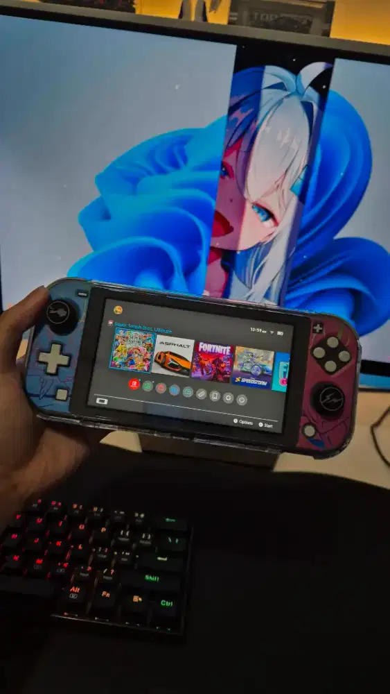 DIJUAL NINTENDO SWITCH LITE GREY