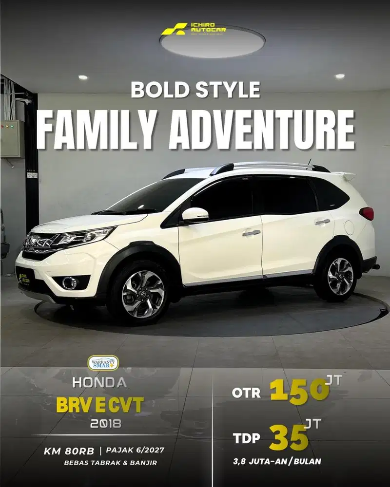 [FREE GARANSI 1TH] HONDA BRV E 2018