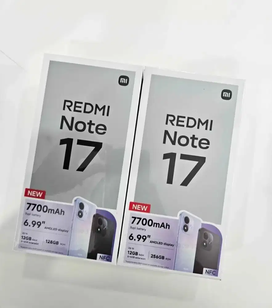 Redmi Note 17 6/256 New Segel Garansi