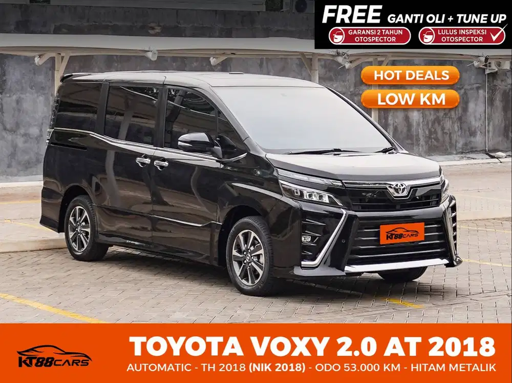 Record TOYOTA VOXY 2.0 AT 2018
