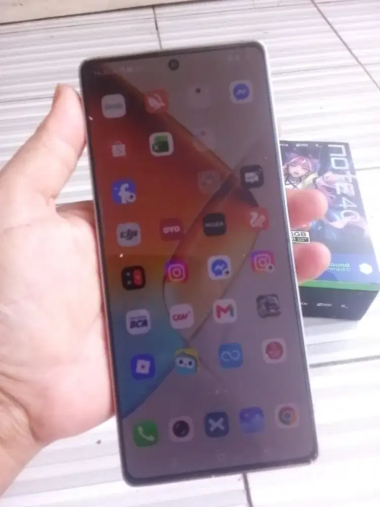 Hp Istri Infinix Note 40 8+5/256 Fullset