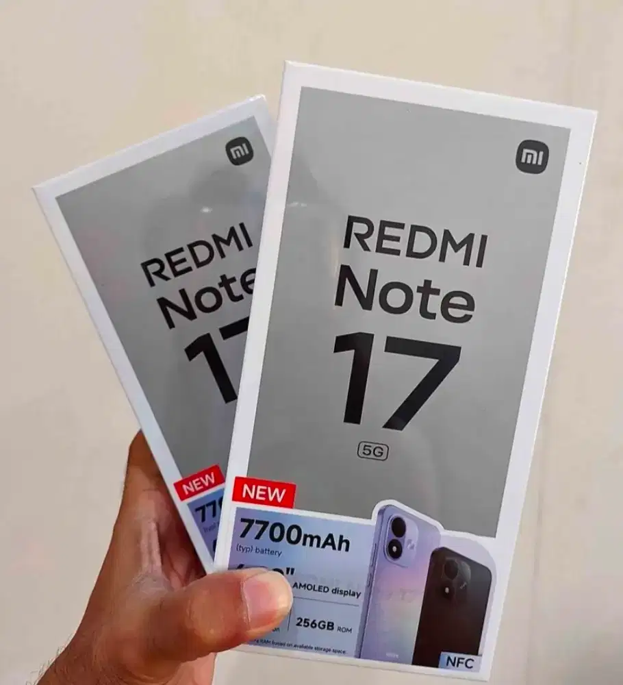 Redmi Note 17 5G 8/256 New Segel Garansi