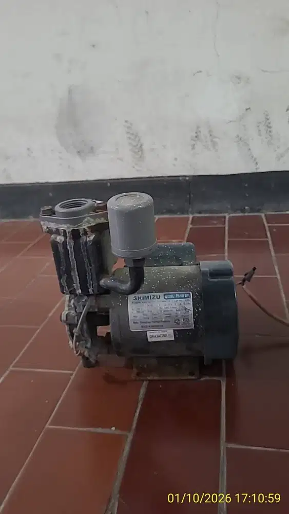 Shimizu PS 130 BIT Pompa Air Sumur Dangkal Otomatis Bekas Rusak