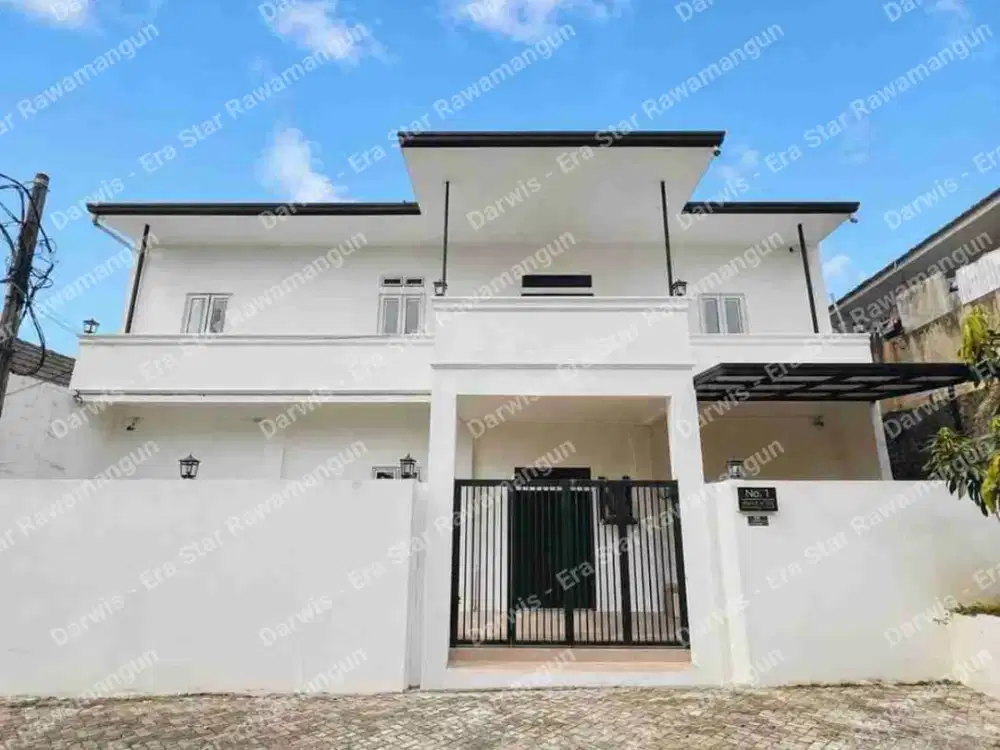 Rumah Brand New Pamulang Estate LT 196m² LB 386m² | 6 KT, 7 KM, Kitchen Set, Full Granite