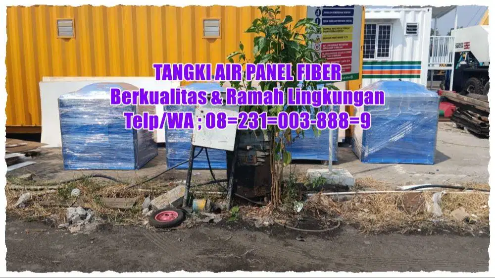 TANGKIGROUND TANK - TANGKI AIR - PANEL FRP - TANGKI PANEL FRP - TANGKI