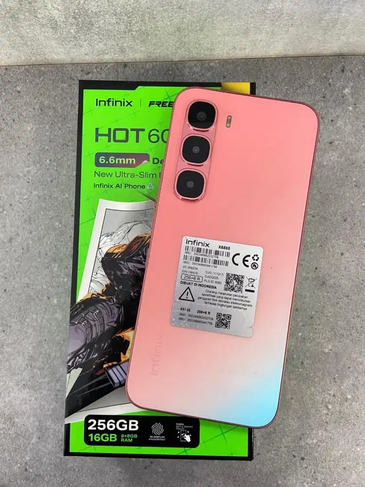 infinix hot 60 pro 8/256 gb fullset mulus