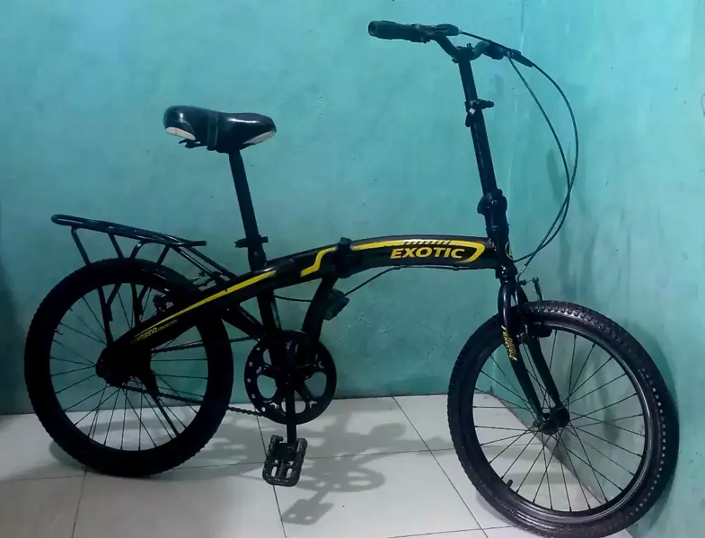 Sepedah lipat ukutan 20 aktif siap pakai