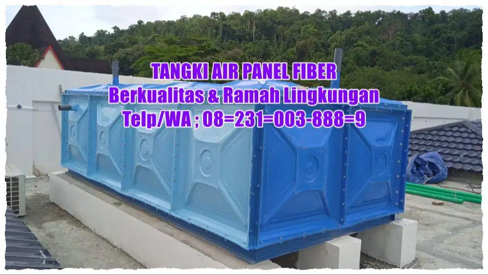 TANGKIGROUND TANK - TANGKI AIR - PANEL FRP - TANGKI PANEL FRP - TANGKI