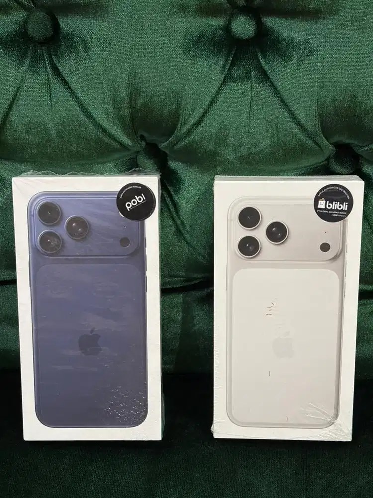 Jual Iphone 17 Promax 1 TB Baru warna Silver & Biru, khusus COD !!