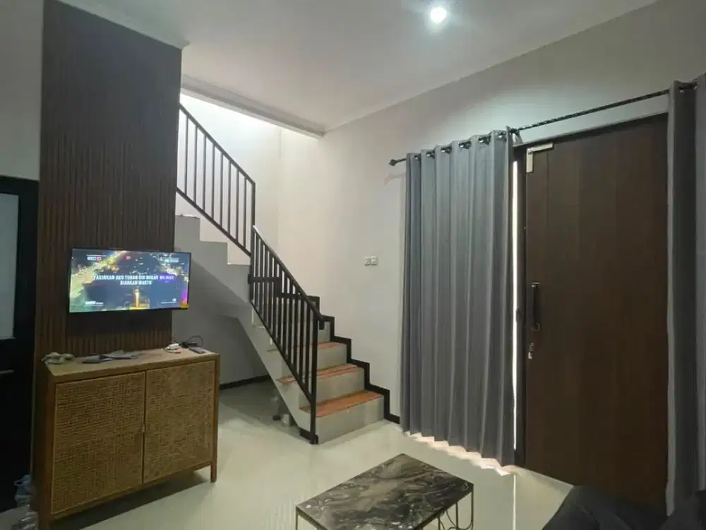Baru Gress Rumah Alana Gunung Sari Kondisi Semi Furnish