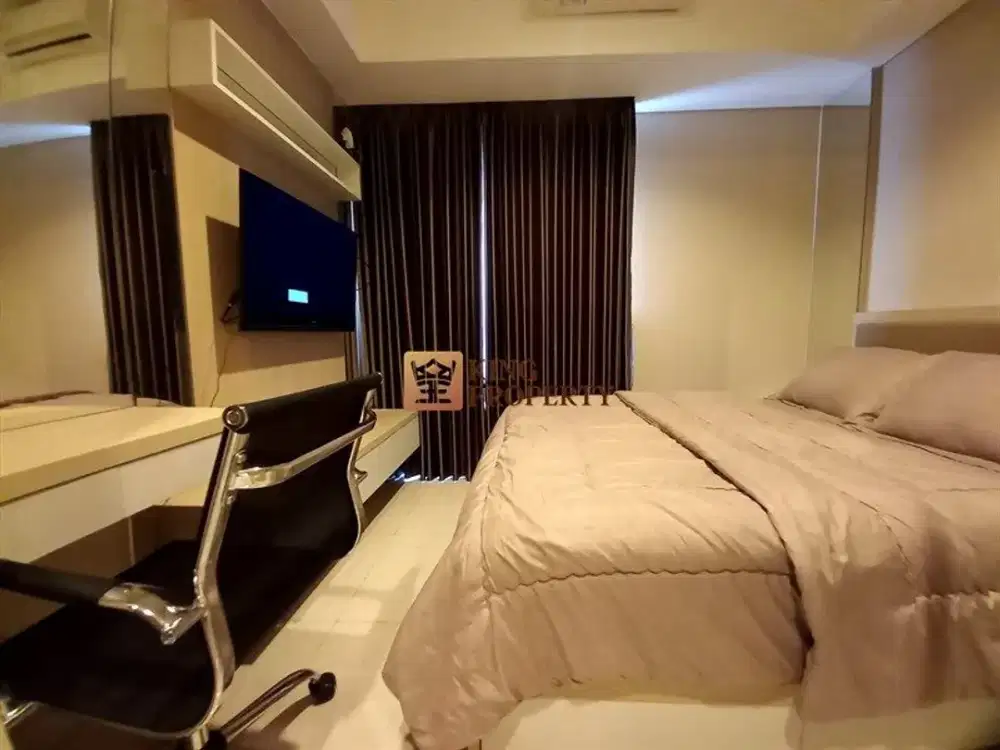 view kolam renang Disewakan studio taman anggrek residences 26m2 lengkap siap huni Jakarta barat tj duren