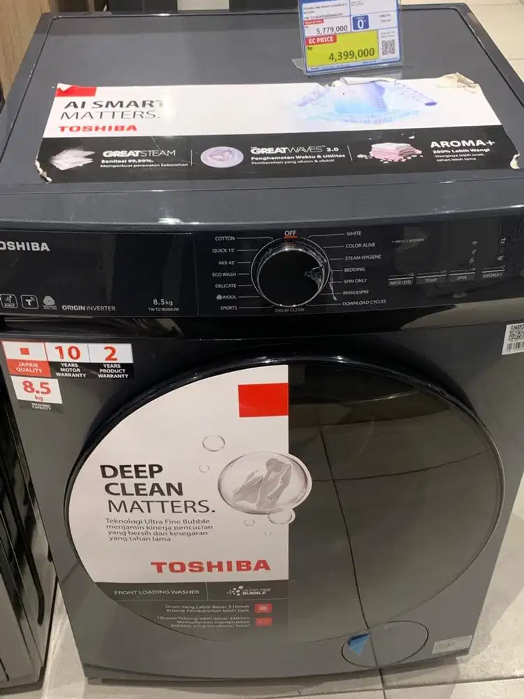 CICILAN TOSHIBA WM FRONT LOADING TANPA DP