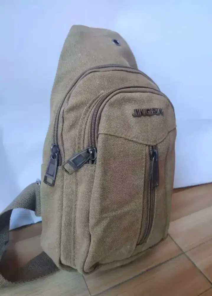 Jingpin  Tas Waisbag / Lupus Bahan Kanvas Impor