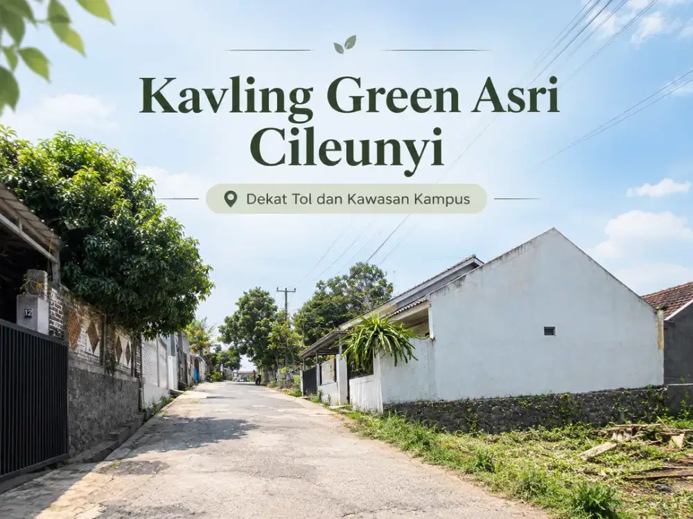 Baru Launching! Kavling SHM Cileunyi - Hanya 2 Jutaan Per Meter