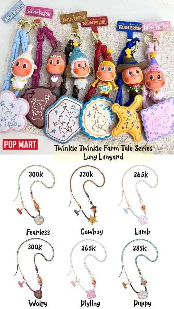 ( READY STOCK ) POP MART ORIGINAL TWINKLE FARM TALES SERIES PHONE CHAR