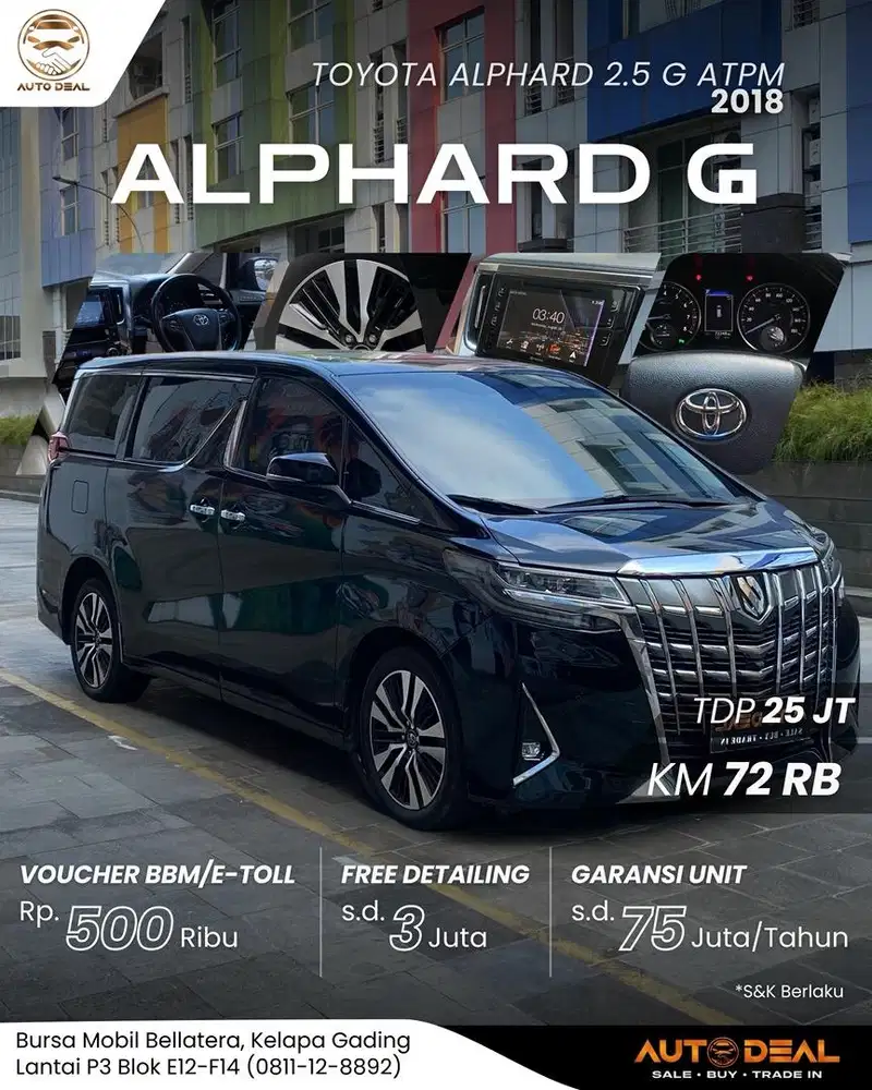 Toyota Alphard 2.5 G ATPM AT 2018