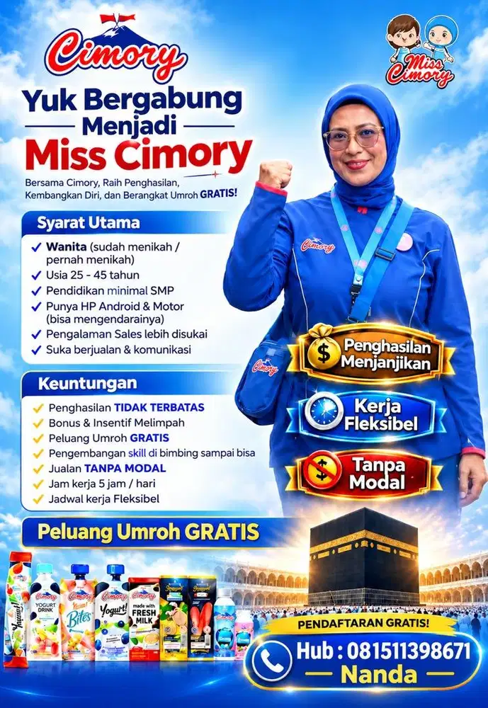 Info lowongan Pekerjaan Miss Cimory