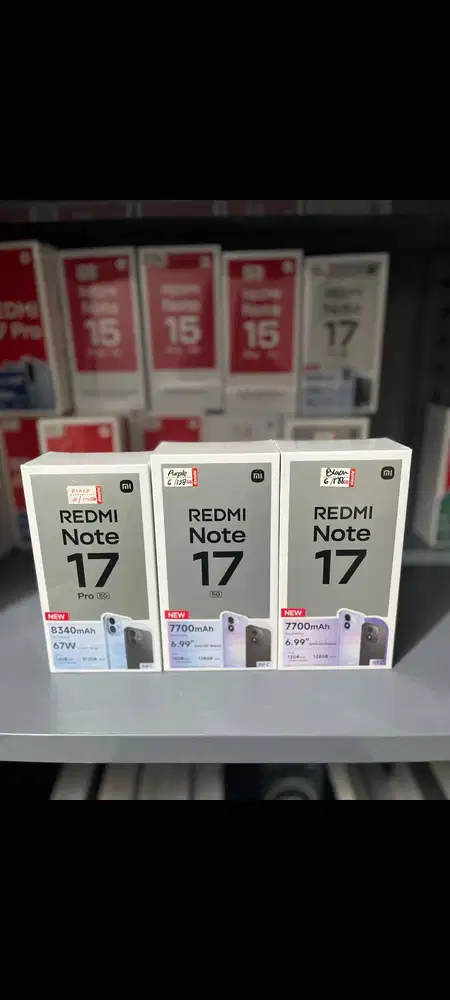 REDMI NOTE 17 SERIES SPESIAL HARGA!!