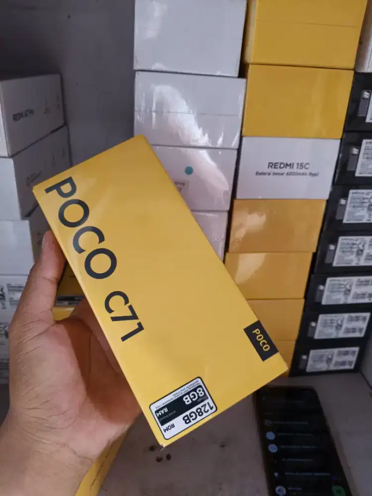 New Poco c71 ram4/128 garansi resmi 1 tahun