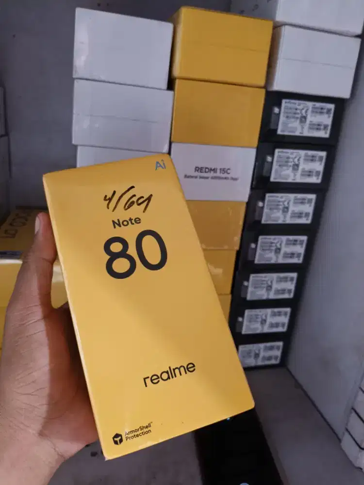 New realme note 80 ram4/64 garansi resmi 1 tahun
